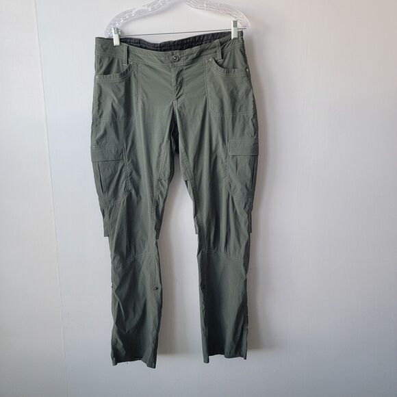 Kuhl Pants  Womens  size 14 Olive Green Convertible Hiking Outdoor gorpcore - Picture 1 of 9